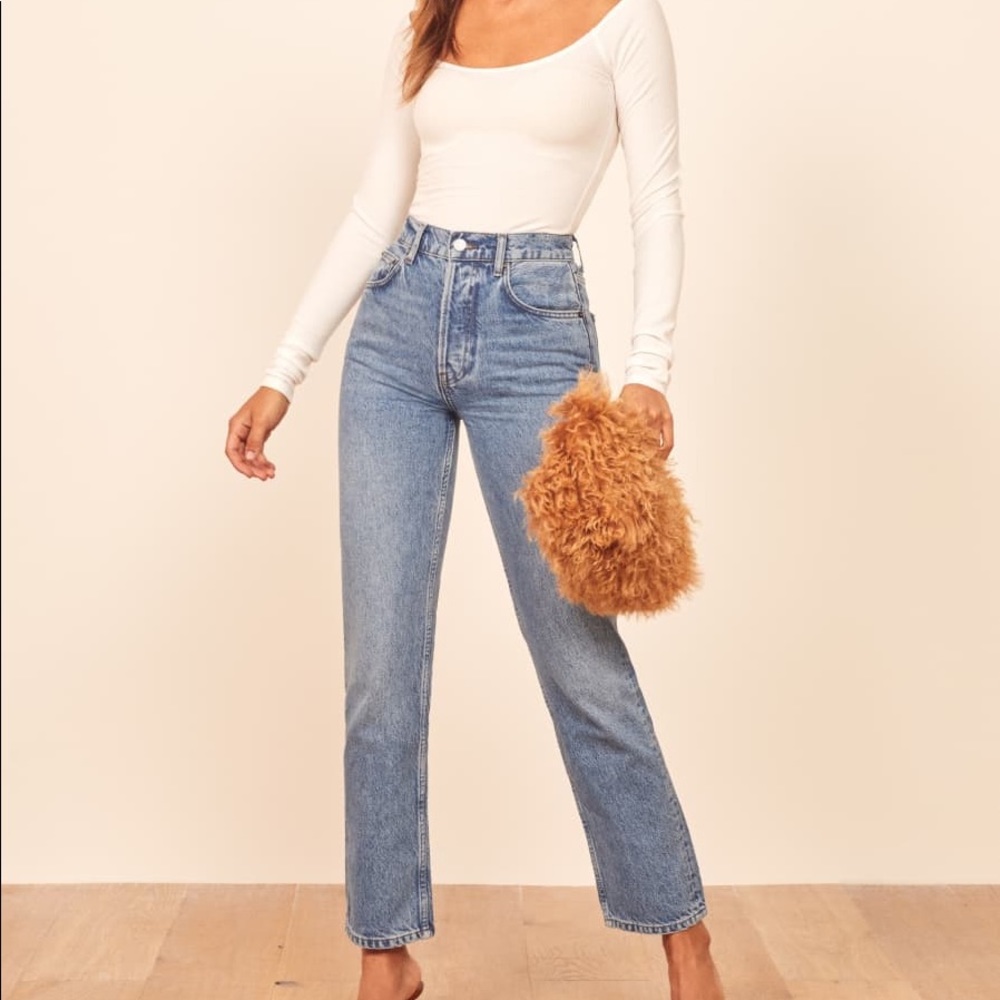 Reformation Cynthia High Relaxed Jean